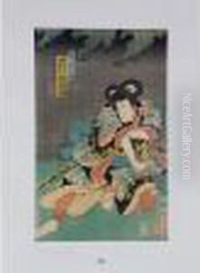 Samurai Retroussant Une Manche by Utagawa Yoshitora