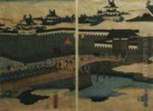 Procession Over A Castlebridge - view 1
