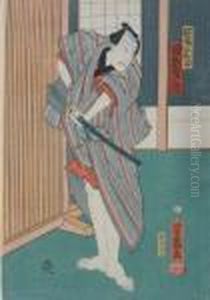 A Group Of Three Woodblock
Prints Of Kabuki Actors, Each With Publisher's Seal Of Yamamotoya
Heikichi A Group Of Three Woodblock
Prints Of Kabuki Actors, Each With Publisher's Seal Of Yamamotoya
Heikichi