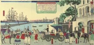 Bankoku Meisho Zukushi No Uchi Igirisu Rondon No Minato ( Port Of London, England)