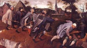 The Parable of the Blind Leading the Blind by Abel Grimmer