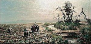 Gathering Turnips by Alexander Young