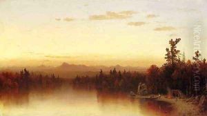 A Twilight in the Adirondacks by Sanford Robinson Gifford