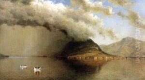 A Sudden Storm, Lake George by Sanford Robinson Gifford