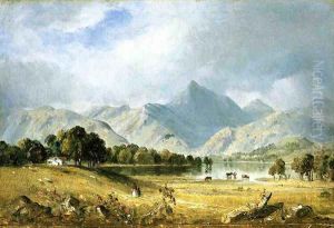 A Sketch of Derwentwater by Sanford Robinson Gifford