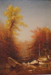 October In The Catskills by Sanford Robinson Gifford