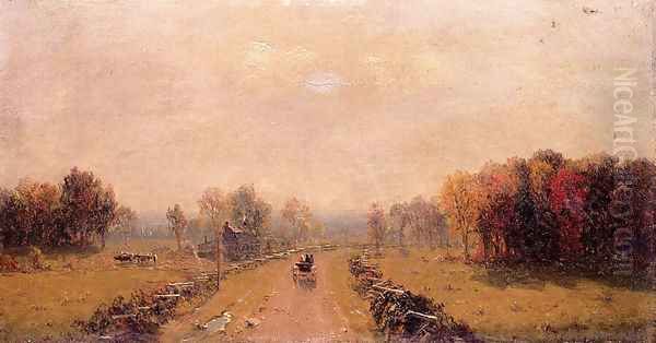 Carriage On A Country Road - view 1