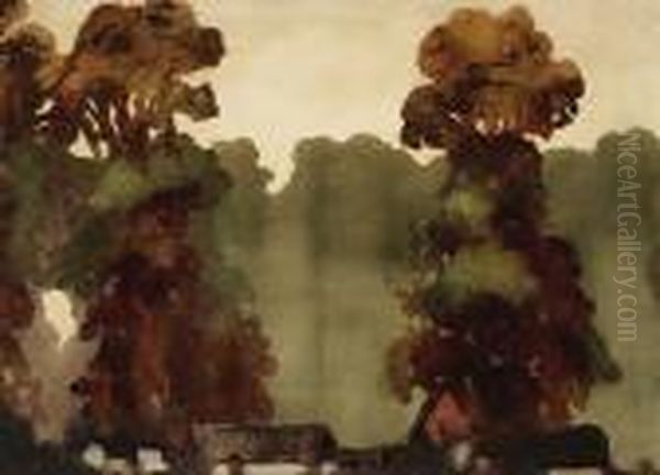 Landscape With Rooftops - view 1