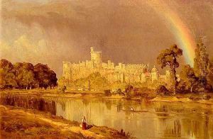 Study Of Windsor Castle by Sanford Robinson Gifford
