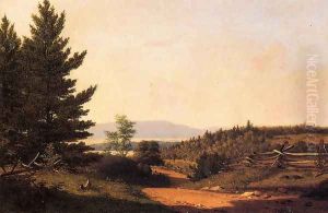 Road Scenery Near Lake George by Sanford Robinson Gifford