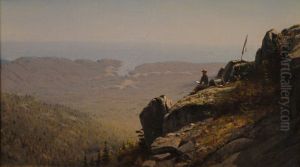 The Artist Sketching at Mount Desert, Maine