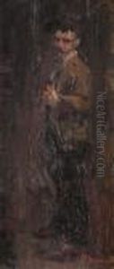 "retrato De Caballero". by Pere Ysern Y Alie