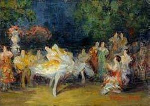 Bailarinas. by Pere Ysern Y Alie