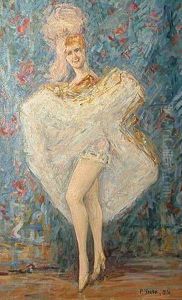 Bailarina De Can-can. by Pere Ysern Y Alie
