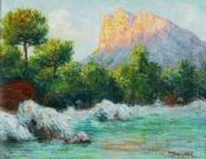 Paisaje Mallorquin by Pere Ysern Y Alie