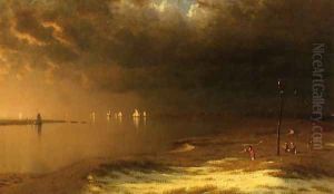 The Mouth of the Shrewsbury River by Sanford Robinson Gifford