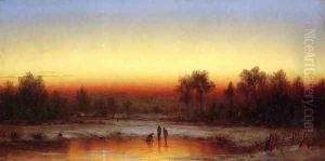 A Winter Twilight by Sanford Robinson Gifford