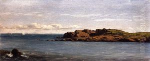 Study On The Massachusetts Coast by Sanford Robinson Gifford