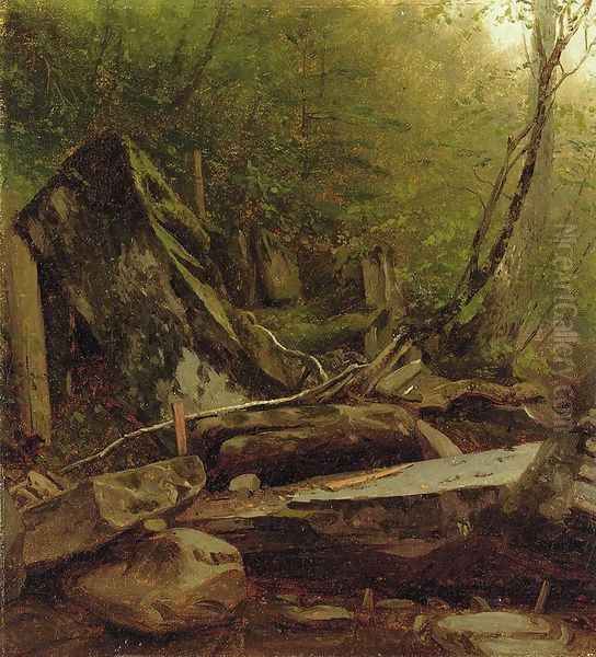 A Study of Rocks at Kauterskill Cove - view 1