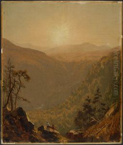A Sketch in Kauterskill Clove by Sanford Robinson Gifford