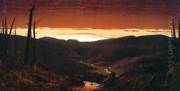A Twilight in the Catskills by Sanford Robinson Gifford