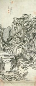 Landscape After Wu Zhen (1280-1354) by Wang Yuanqi