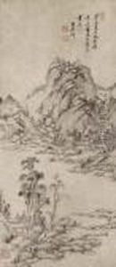 Landscape After Huang Gongwang by Wang Yuanqi