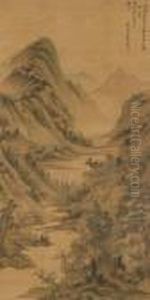 Landscape After Huang Gongwang by Wang Yuanqi