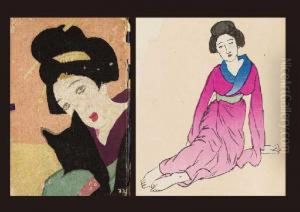 Samisen by Takehisa Yumeji