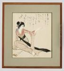 Woman Portrait by Takehisa Yumeji