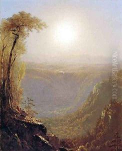 Kauterskill Clive, in the Catskills by Sanford Robinson Gifford