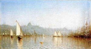 Constantinople, from the Golden Horn by Sanford Robinson Gifford
