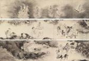 Arhats by Ding Yunpeng