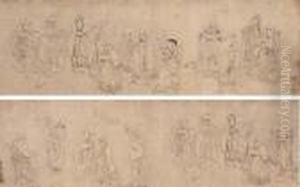 Eighteen Lo'hans (arhats) - view 1