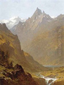 Swiss Scene by Sanford Robinson Gifford