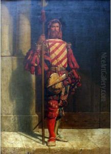 A Halberdier Of The Swiss Guard