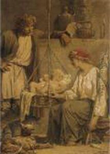 Family In An Interior