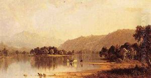 Mount Washington from The Saco River by Sanford Robinson Gifford