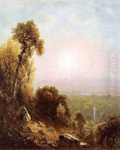 Sunset in the Adirondacks by Sanford Robinson Gifford