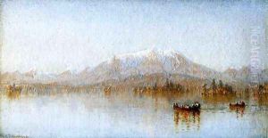 Mount Katahdin from Lake Millinocket by Sanford Robinson Gifford