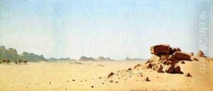 Assouan, Egypt, A Sketch by Sanford Robinson Gifford