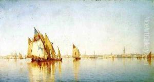 Venetian Sails, a Study by Sanford Robinson Gifford