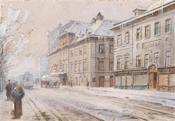 The Theater An Der Wien In The Winter - view 1