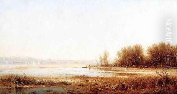 The Marshes of the Hudson by Sanford Robinson Gifford
