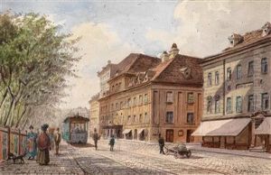 Motiv Von Der Vorortelinie by Karl Wenzel Zajicek