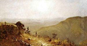 Study for "The View from South Mountain, in the Catskills" by Sanford Robinson Gifford