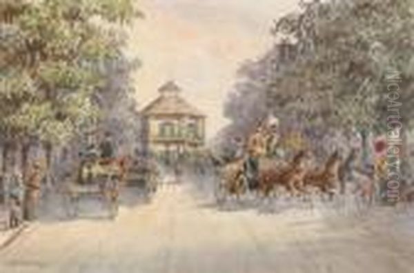 Pavilion In The Vienna Prater - view 1
