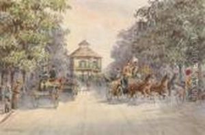 Pavilion In The Vienna Prater