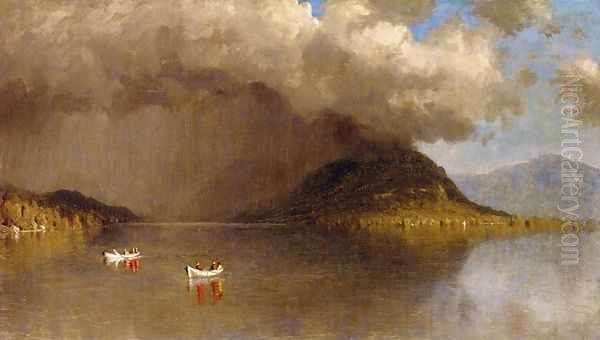 Coming Rain on Lake George: A Sketch - view 1