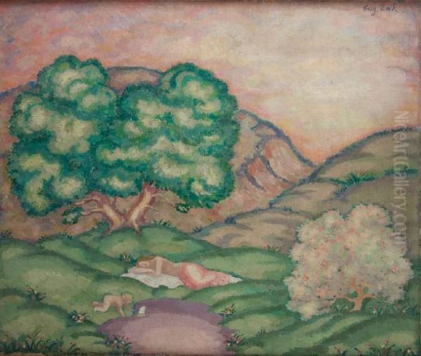 Idylla - Kobieta Z Dzieckiem W Pejzazu, 1912 / 1913 - view 1